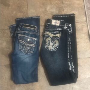 🤩🤩🤩Bundle of rock revival Laguna beach Jeans sz 26 / 28